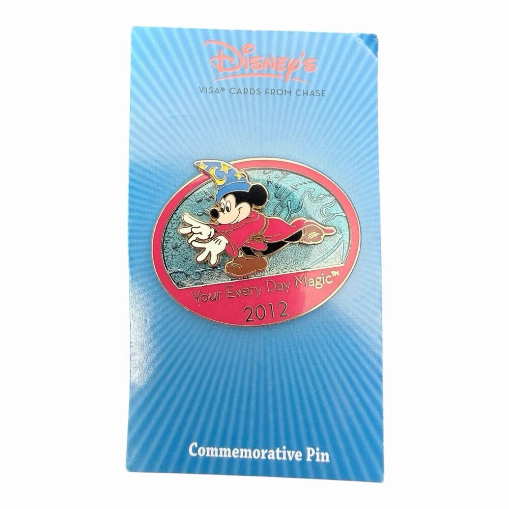 Disney Chase Visa‎ Cards Exclusive  Your Everyday Magic Sorcerer Mickey Pin